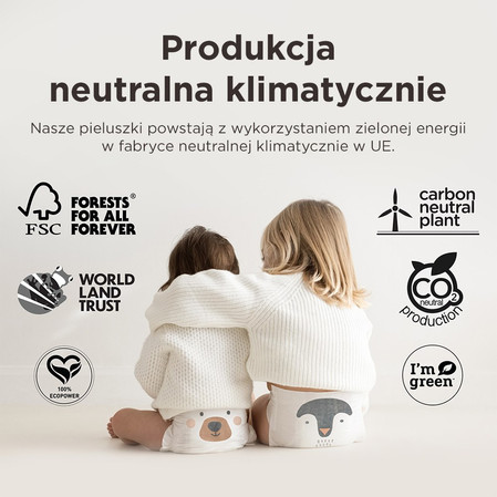 Kit & Kin, Pieluszki Jednorazowe 5 Junior (11 kg+), Koala/Małpka, 28 szt.