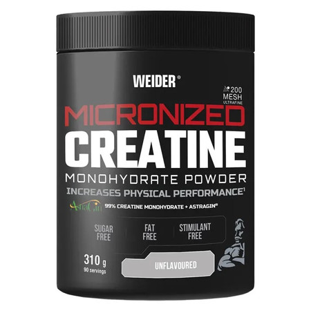 Weider Micronized Creatine Kreatyna mikronizowana 310 g smak naturalny