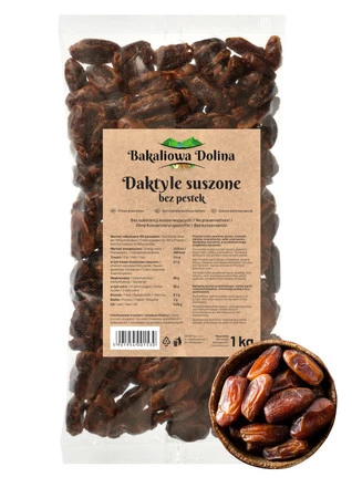 Bakaliowa Dolina Daktyle bez pestek 1kg