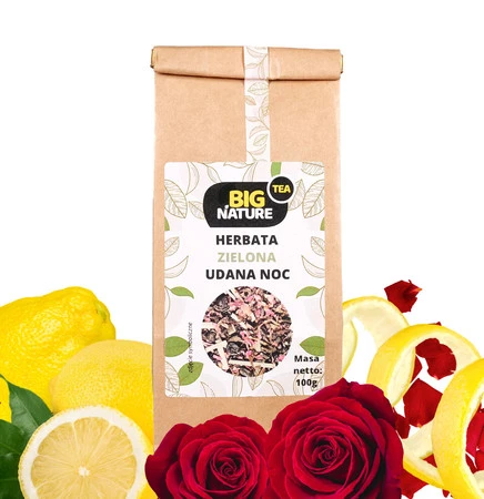 Big Nature Herbata Zielona Udana Noc 100 g