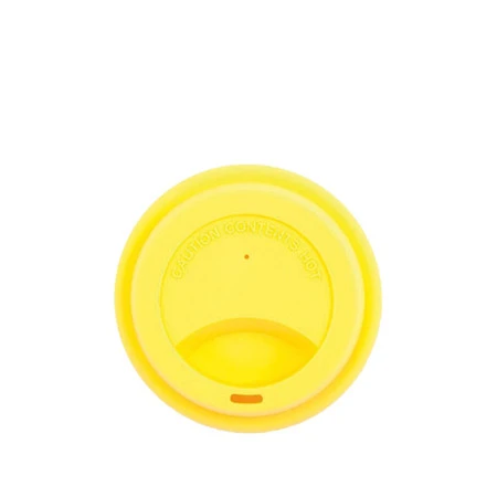 Jack N'Jill, Silikonowa nakładka na kubek, Żółta, 12 cm średnicy