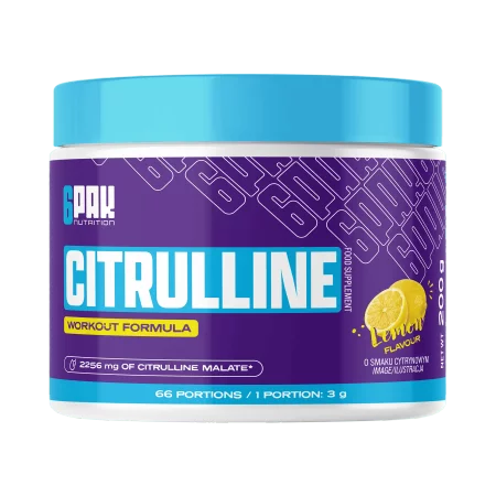 6PAK CITRULLINE odżywka przedtreningowa 200g smak lemon