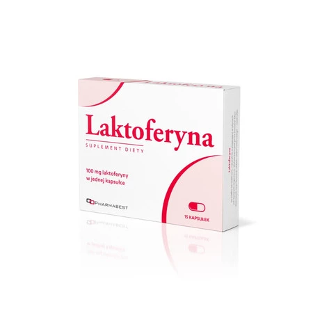 Laktoferyna 100 mg - białko - 15 kaps.