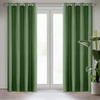 ZASŁONA GOTOWA RITA 140 X 250 CM CIEMNOZIELONY
