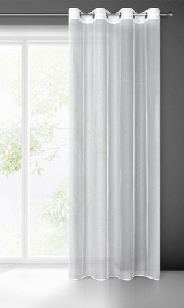 FIRANA GOTOWA TAMINA 140 X 250 CM BIAŁY