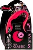 FLEXI NEW CLASSIC Smycz sznurowa S / 5m czerwona