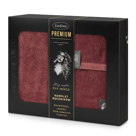 Komplet Ręczników Venus 46 x 36 x 7 cm, Ceglasty