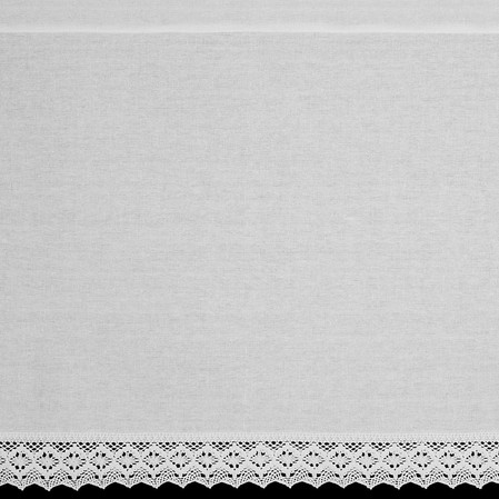 FIRANA GOTOWA CLARIE NA TAŚMIE 150 X 60 CM BIAŁY