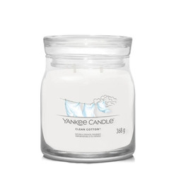 Średnia świeca zapachowa Clean Cotton 368g