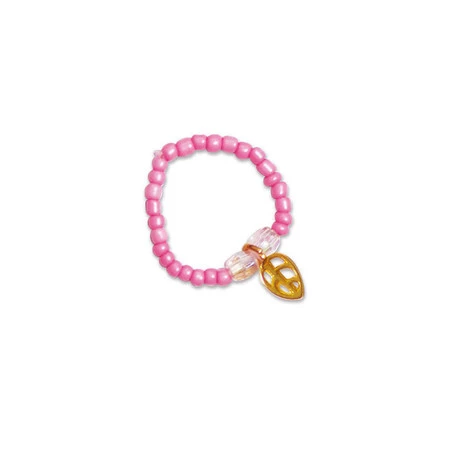 Janod Zestaw kreatywny do tworzenia biżuterii Pierścionki z koralików 7+