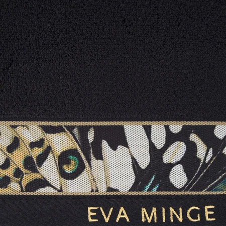 Ręcznik Eva 15 30 x 50 cm, Czarny