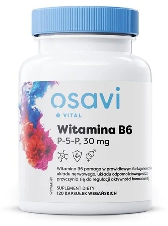 OSAVI Witamina B6 P-5-P 30 mg (120 kaps.)