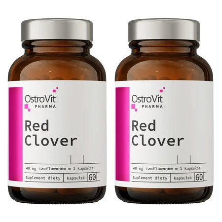 Zestaw 2x OstroVit Pharma Czerwona Koniczyna 60 kaps.