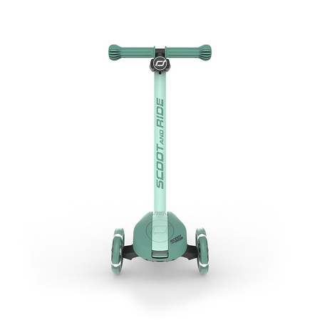 SCOOTANDRIDE Highwaykick 3S Hulajnoga z systemem sterowania 2w1 i kółkami LED składana 3+ Forest