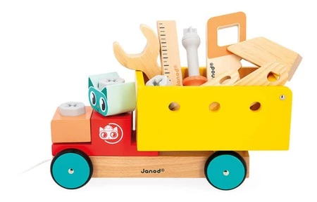 Janod Ciężarówka do składania do ciągnięcia Brico ‘Kids 2+