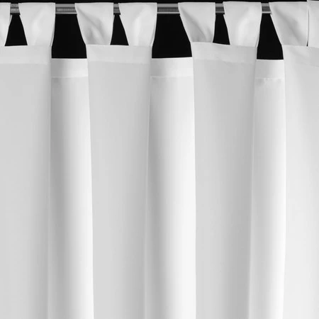 ZASŁONA GOTOWA GARDEN NA SZELKACH 155 X 260 CM BIAŁY