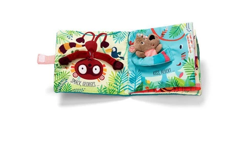 LILLIPUTIENS Książeczka z mini-pacynką na palec wielofunkcyjna