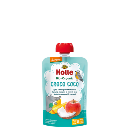 Holle Mus Kokosowy Krokodyl 100g