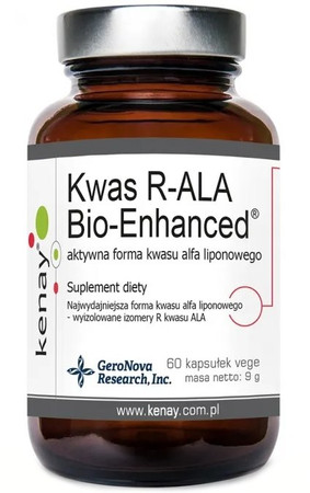 Kwas R-Alfa Liponowy (Bio-Enhanced) suplement diety 60 kapsułek