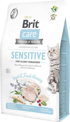 BRIT CARE Cat GF Adult SENSITIVE Allergy Owady Śledź 2kg