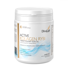 DivaLab Active Kolagen Tripeptydy rybie 500Da chondroityna glukozamina 250g