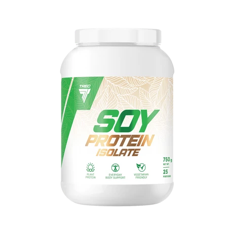 TREC Soy Protein Isolate Odżywka białkowa Izolat 750g smak malina