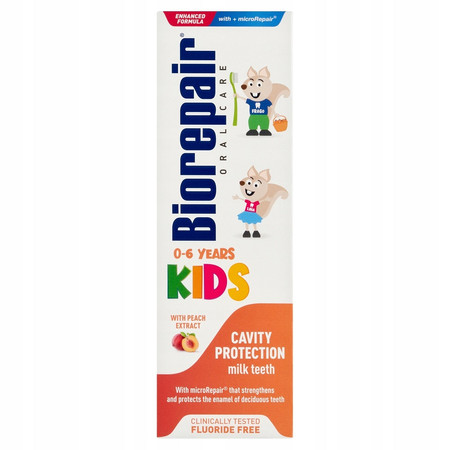 Biorepair Kids 0-6 Pasta Brzoskwiniowa 50ml