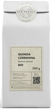 QUINOA CZERWONA (KOMOSA RYŻOWA) BIO 500 g - THE PLANET