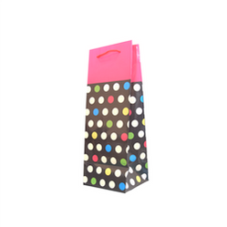 Torebka ozdobna papierowa TG-50 butelka 12,7x33x11,3 cm