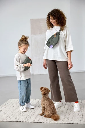 PALOPA Torebka nerka na smakołyki dla psa Emma dark olive