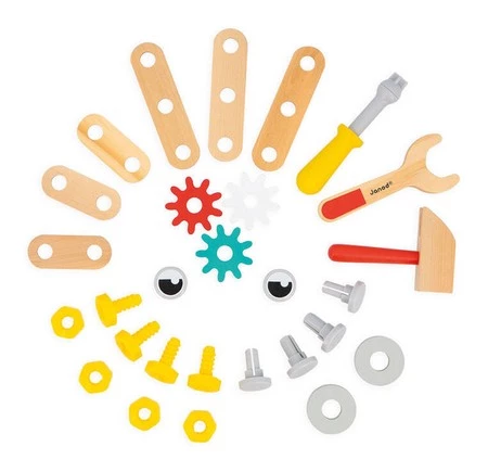 Janod  Skrzynka z narzędziami Robot Brico ‘Kids