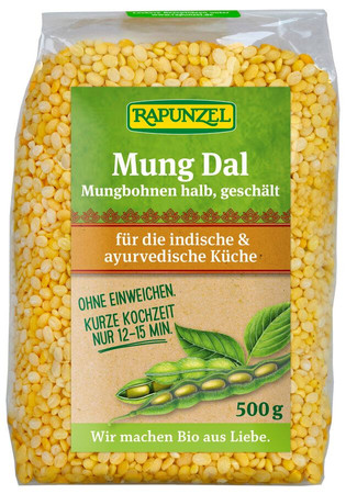 RAPUNZEL FASOLA MUNG OBRANA POŁÓWKI NA DAL BIO 500 g