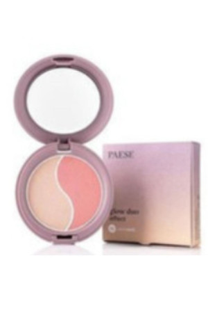 Nanorevit Glow Duo Effect puder rozświetlający i róż do policzków 100 4.5g