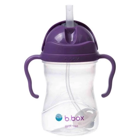 B.BOX BB0050 Bidon ze słomką 240 ml grape