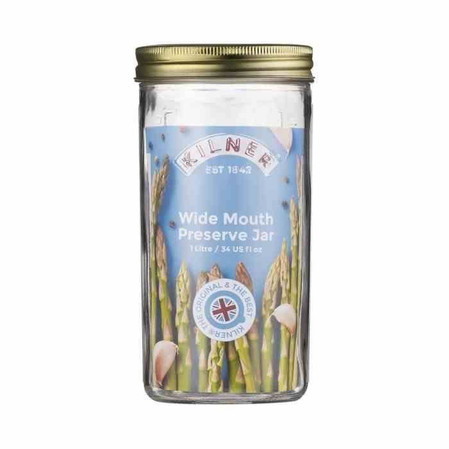 KIL - Słoik, 1 l, Wide Mouth Preserve Jar