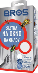 BROS - siatka na okno 150x180 - biała