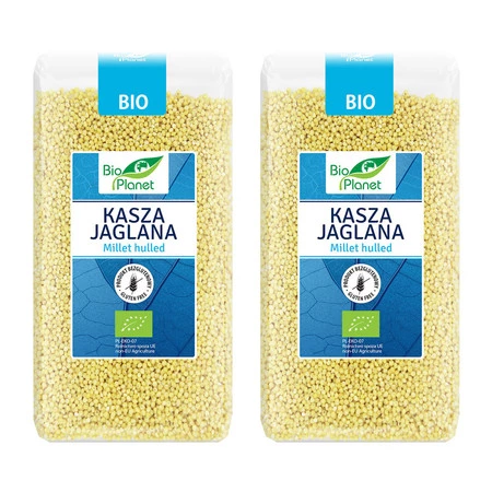 Zestaw 2x Bio Planet − Kasza jaglana bezgl. − 500 g