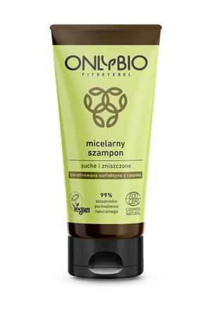 OnlyBio - Szampon micelarny włosy suche i zniszczone - 200 ml