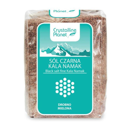 Crystalline Planet Sól czarna 600 g