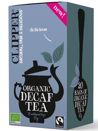 CLIPPER HERBATA CZARNA BEZKOFEINOWA FAIR TRADE BIO (20 x 2,5 g) 50 g