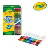 Crayola Super Tips Flamastry mazaki dla dzieci zmywalne 50szt.