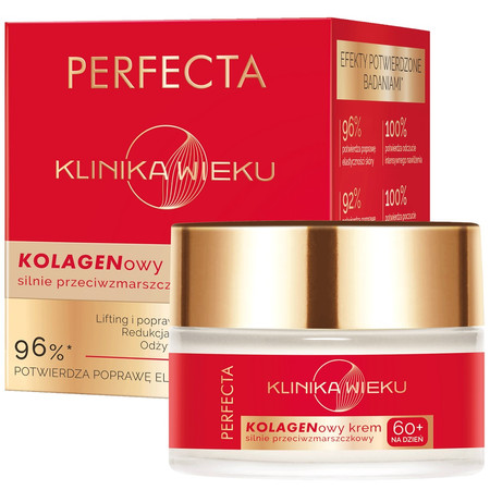 Klinika Wieku kolagenowy krem silnie przeciwzmarszczkowy na dzień 60+ 50ml