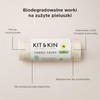 Kit & Kin, Biodegradowalne i bezzapachowe worki na zużyte pieluszki, 60 szt.