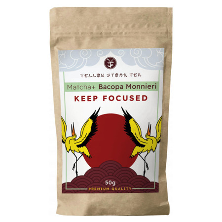 YELLOW STORK TEA Matcha + Bacopa Monnieri 50g