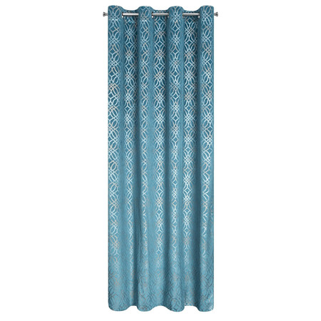 ZASŁONA GOTOWA ARETA 140 X 250 CM NIEBIESKI