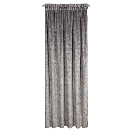 ZASŁONA GOTOWA TULIA NA TAŚMIE 135 X 270 CM STALOWY