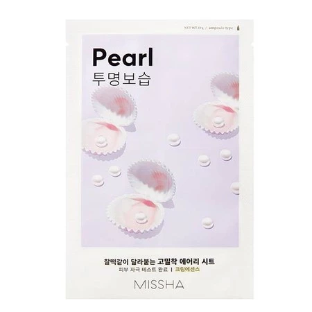 Airy Fit Sheet Mask rozświetlająca maseczka w płachcie z ekstraktem z perły Pearl 19ml