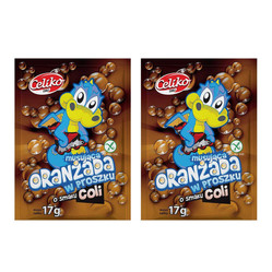 Zestaw: 2x Oranżada w proszku musująca o smaku coli 17 g
