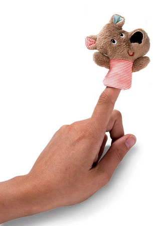 LILLIPUTIENS Książeczka z mini-pacynką na palec wielofunkcyjna