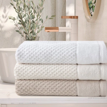 Ręcznik Frida (01), 30 x 50 cm, Kremowy